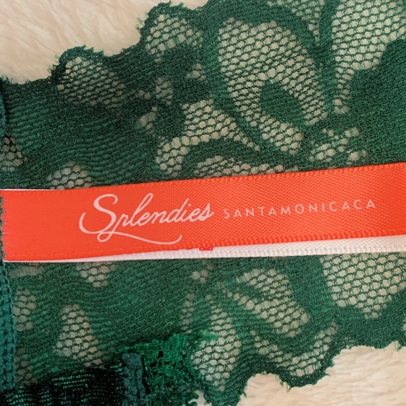 SOLD - Splendies 3 Leaf Clover Thong Panties Size 4x St. Patrick’s Day Lace New - Picture 8 of 11